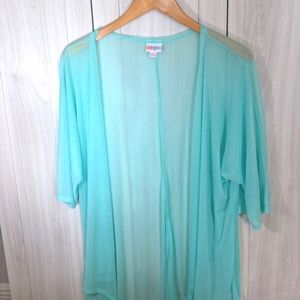 Mint Green Sheer Kimono